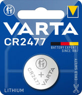 Varta Μπαταρία Κουμπί Λιθίου CR2477 (1τμχ)